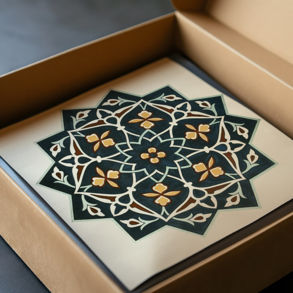 18 plates of ornamental tiles from the Afghan Boundary Commission Pl 02 1884 Afghan Boundary Commission video mockup