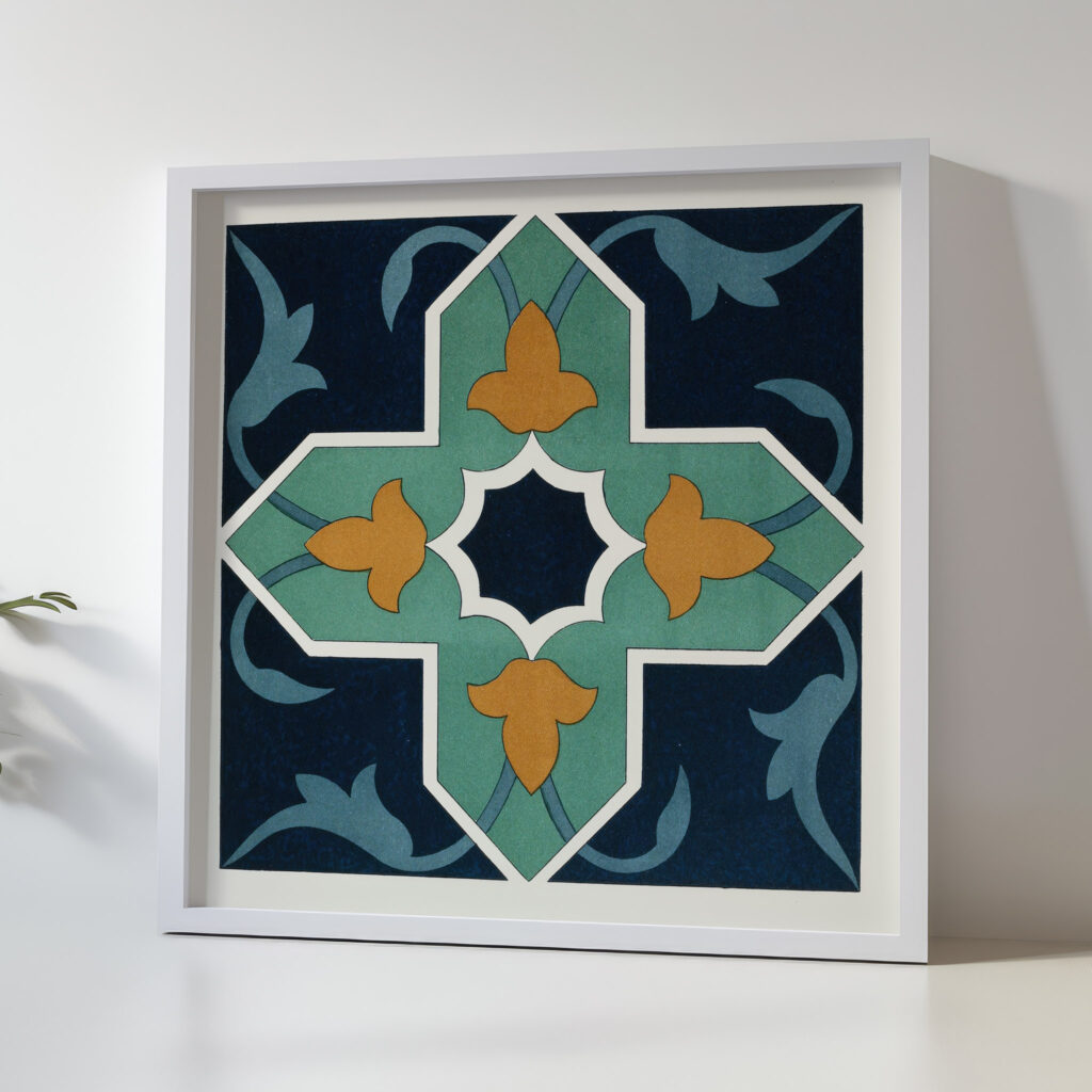 18 plates of ornamental tiles from the Afghan Boundary Commission Pl 06 1884 Afghan Boundary Commission 5 mockup