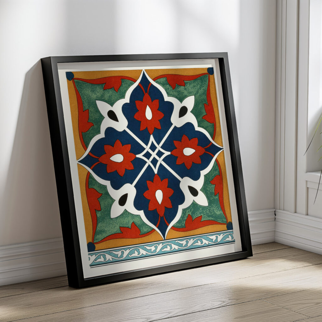 18 plates of ornamental tiles from the Afghan Boundary Commission Pl 08 1884 Afghan Boundary Commission 4 mockup