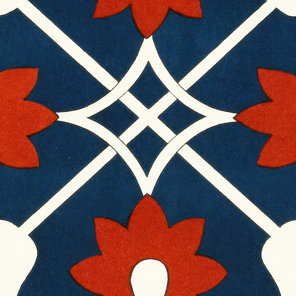 18 plates of ornamental tiles from the Afghan Boundary Commission Pl 08 1884 Afghan Boundary Commission 8 mockup