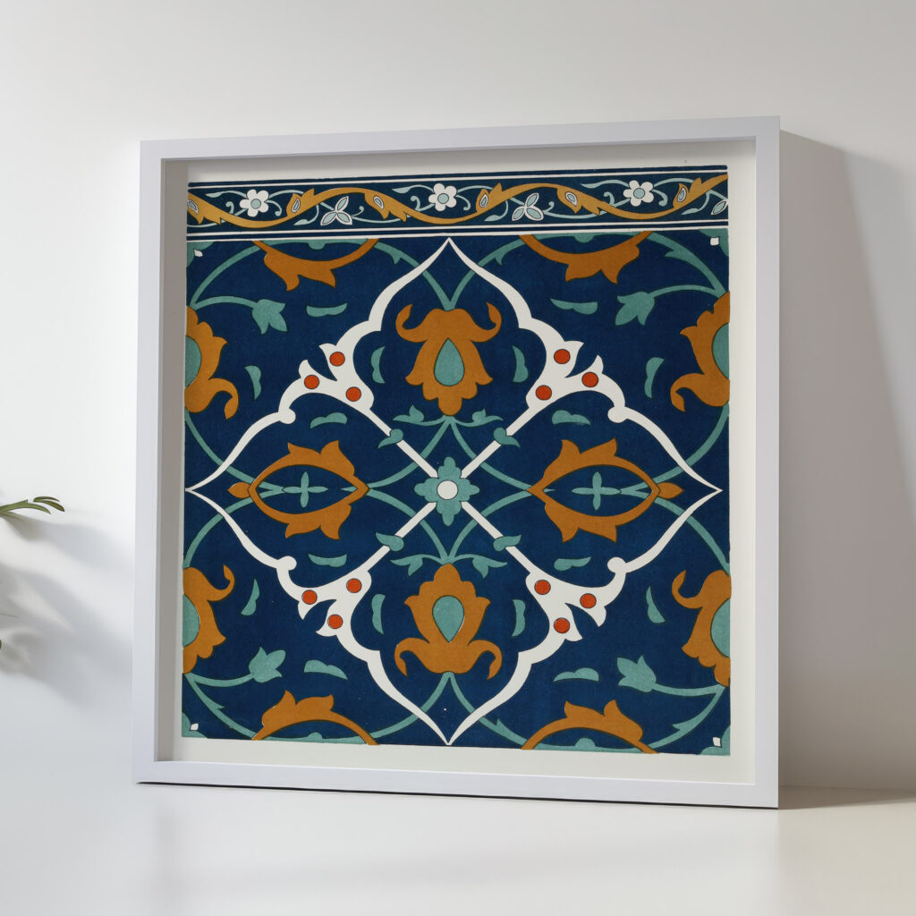 18 plates of ornamental tiles from the Afghan Boundary Commission Pl 12 1884 Afghan Boundary Commission 5 mockup