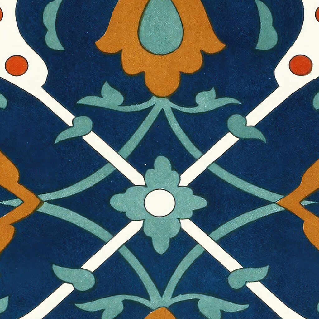 18 plates of ornamental tiles from the Afghan Boundary Commission Pl 12 1884 Afghan Boundary Commission 8 mockup