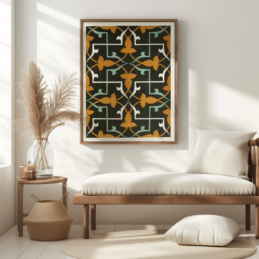 18 plates of ornamental tiles from the Afghan Boundary Commission Pl 14 1884 Afghan Boundary Commission 5 mockup