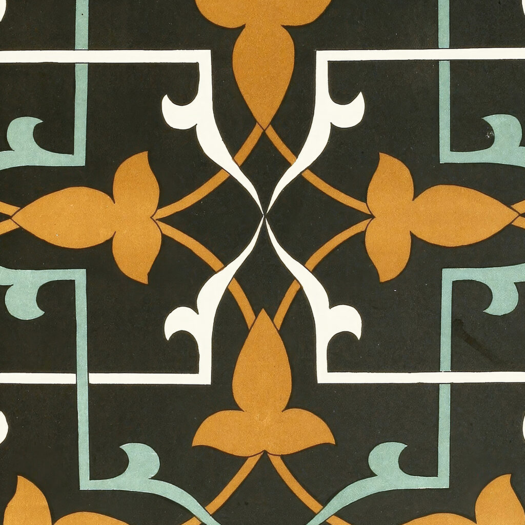18 plates of ornamental tiles from the Afghan Boundary Commission Pl 14 1884 Afghan Boundary Commission 8 mockup