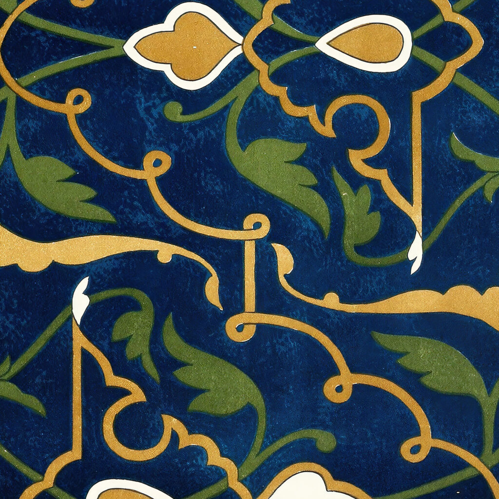 18 plates of ornamental tiles from the Afghan Boundary Commission Pl 15 1884 Afghan Boundary Commission 8 mockup