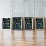 18 plates of ornamental tiles from the Afghan Boundary Commission Pl 15 1884 Afghan Boundary Commission framed posters mockup