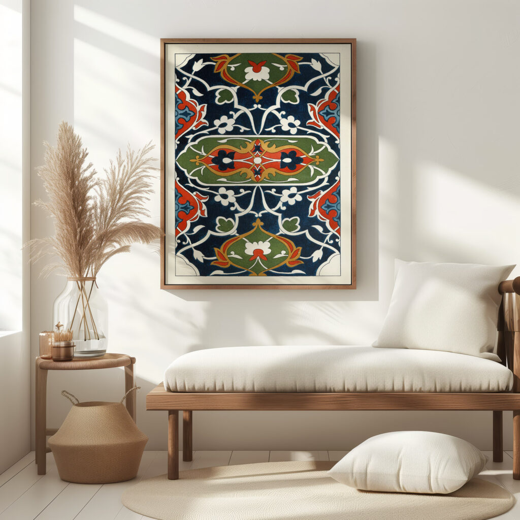 18 plates of ornamental tiles from the Afghan Boundary Commission Pl 17 1884 Afghan Boundary Commission 5 mockup