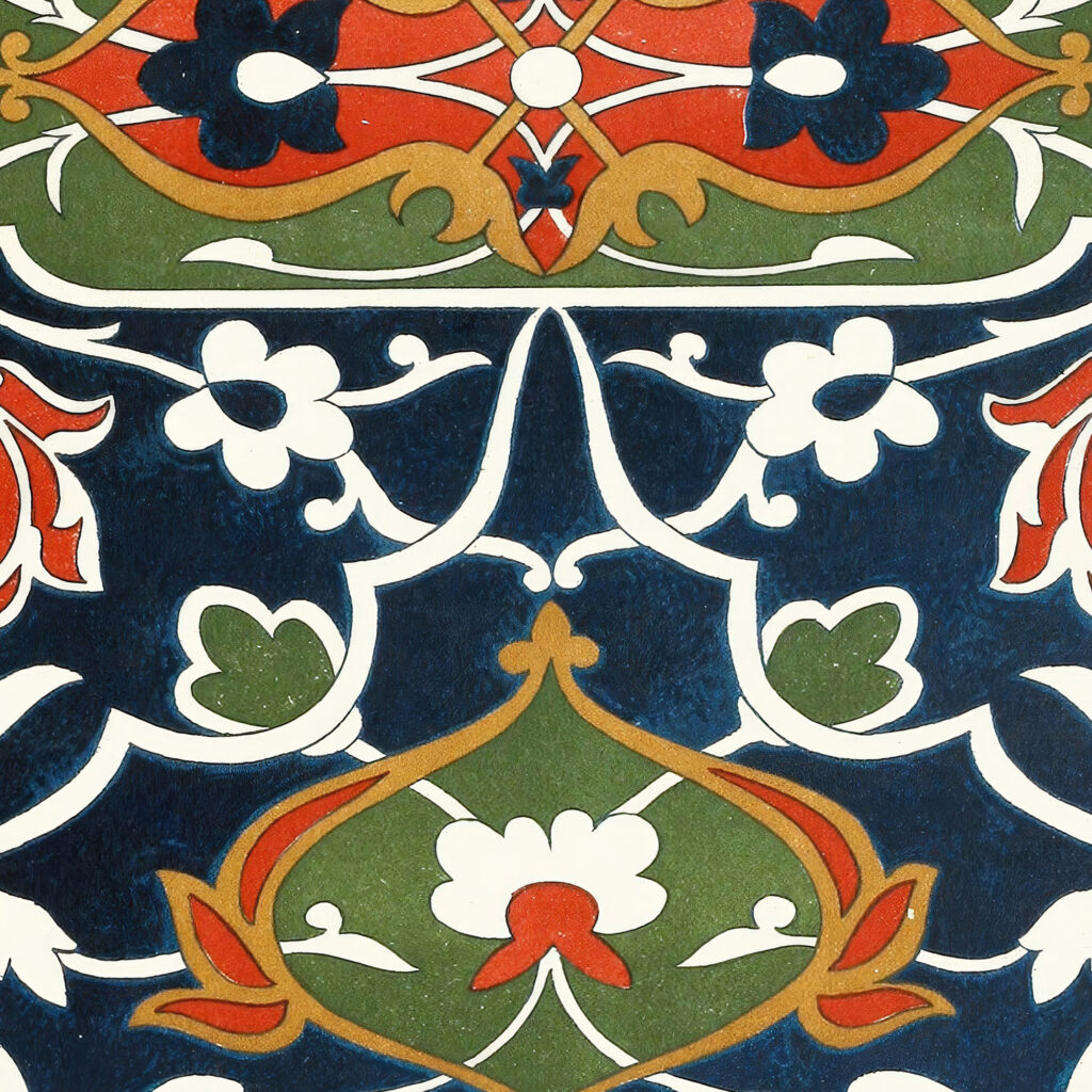 18 plates of ornamental tiles from the Afghan Boundary Commission Pl 17 1884 Afghan Boundary Commission 8 mockup