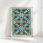 18 plates of ornamental tiles from the afghan boundary commission pl 01 1884 afghan boundary commission high quality print