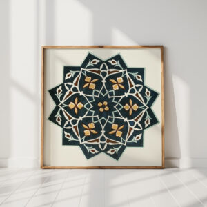 18 plates of ornamental tiles from the afghan boundary commission pl 02 1884 afghan boundary commission high quality print