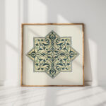 18 plates of ornamental tiles from the afghan boundary commission pl 03 1884 afghan boundary commission high quality print