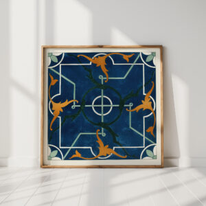 18 plates of ornamental tiles from the afghan boundary commission pl 05 1884 afghan boundary commission high quality print