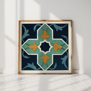 18 plates of ornamental tiles from the afghan boundary commission pl 06 1884 afghan boundary commission high quality print