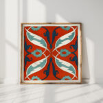 18 plates of ornamental tiles from the afghan boundary commission pl 07 1884 afghan boundary commission high quality print