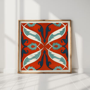 18 plates of ornamental tiles from the afghan boundary commission pl 07 1884 afghan boundary commission high quality print