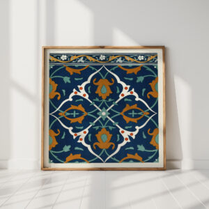 18 plates of ornamental tiles from the afghan boundary commission pl 12 1884 afghan boundary commission high quality print