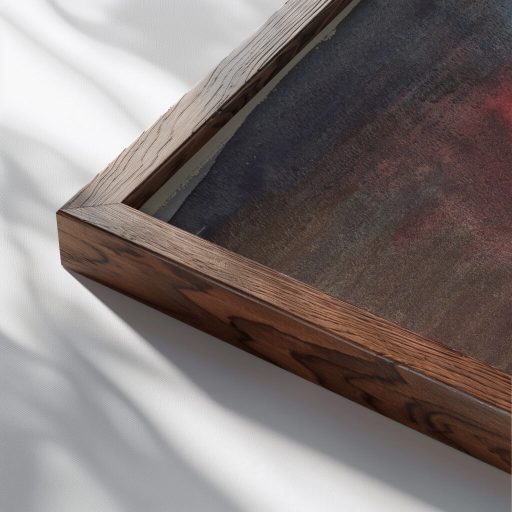 1933 1933 Karl Wiener close up dark wood mockup