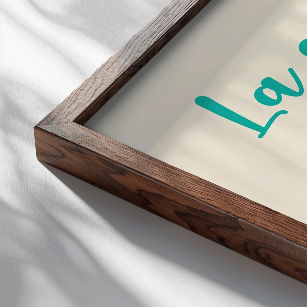 2 lagracedeDieumesuffit close up dark wood mockup