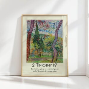 2 timothy 17 bible verse christian print vertical
