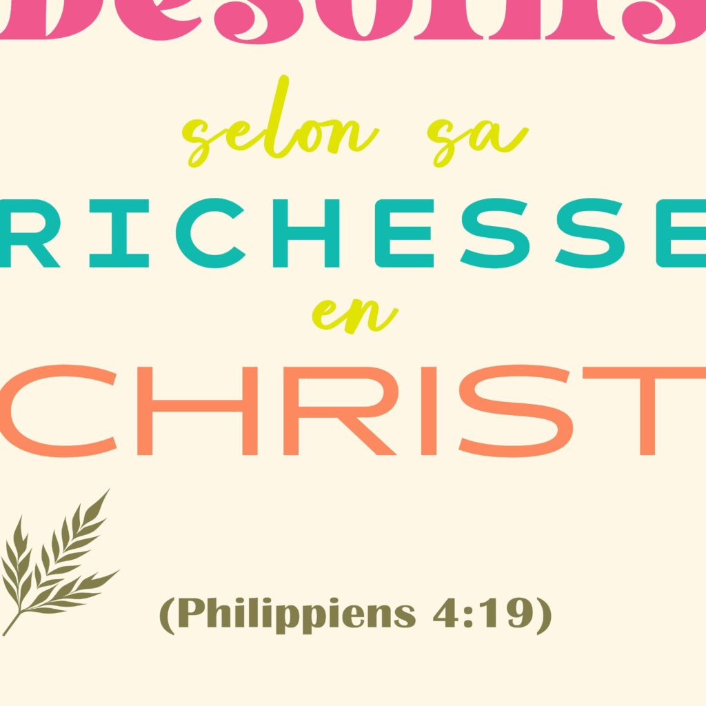 20 Mes besoins sont combles selon sa richesse en gloire 8 mockup