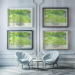 3 Proverbs 3 5 framed posters mockup