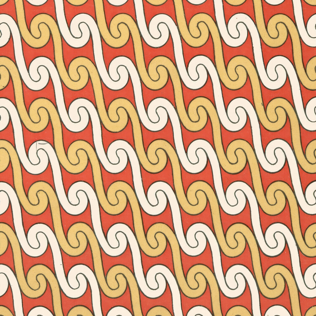 30. Plafond du Tombeau Damenemhat n° 82 1911 Gustave Jequier 8 mockup