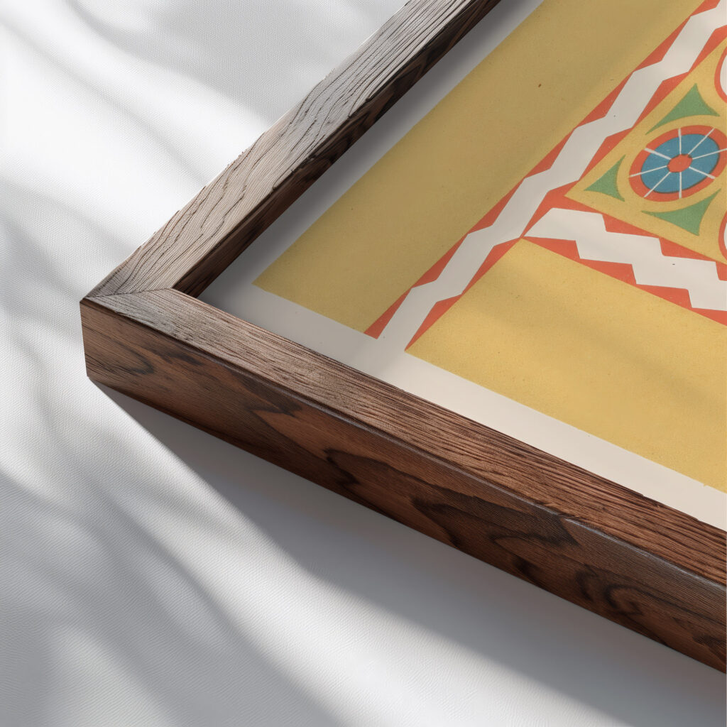 34. Plafond du Tombeau de Senmout n° 71 1911 Gustave Jequier close up dark wood mockup