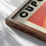 36 cupcake bauhaus 3x4 close up dark wood mockup