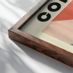 37 coffee bauhaus 3x4 close up dark wood mockup