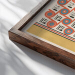 37. Plafond du Tombeau De Houi Gournet Mourrai 1911 Gustave Jequier close up dark wood mockup