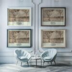 38 Matthew 5 45 framed posters mockup