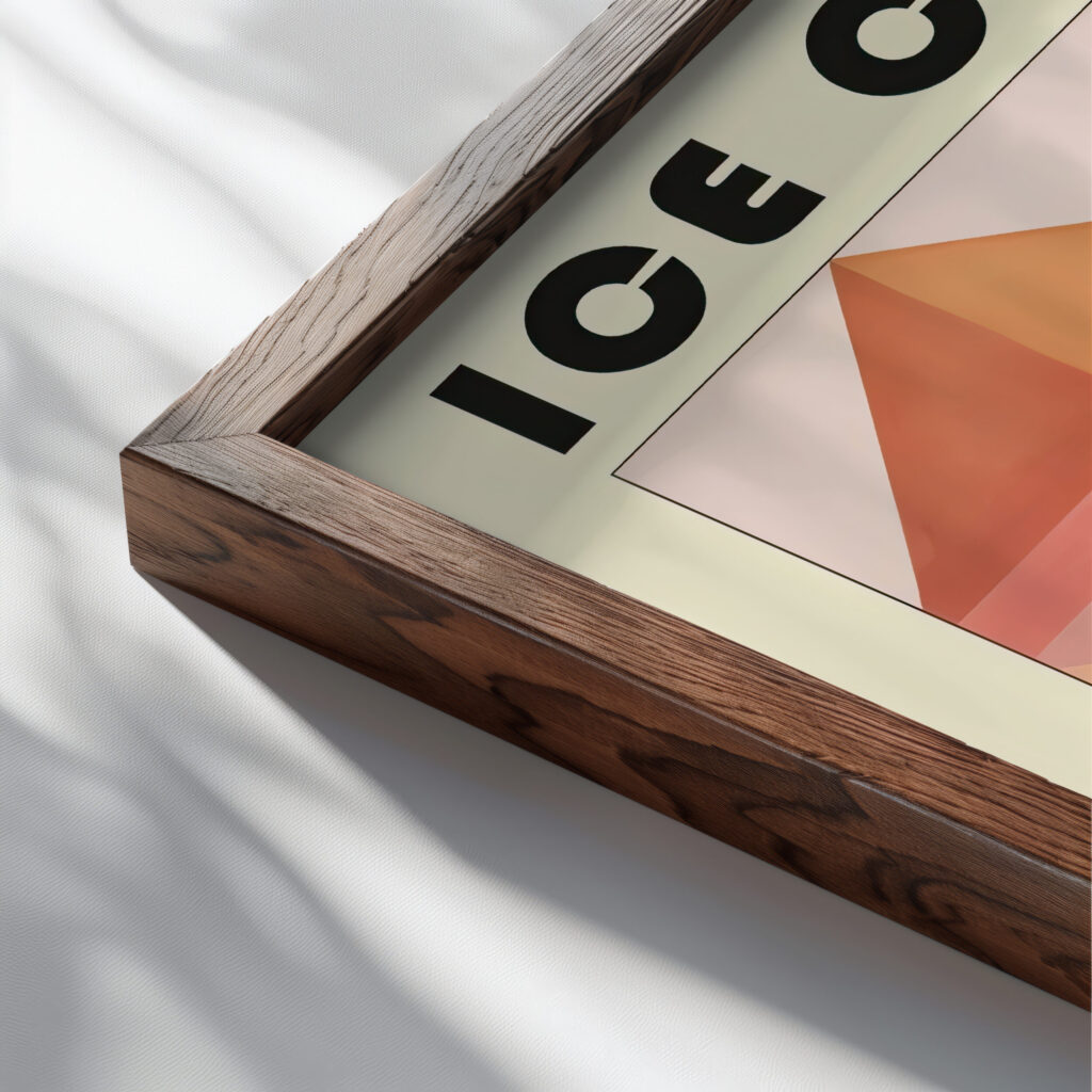 41 icecream bauhaus 3x4 close up dark wood mockup