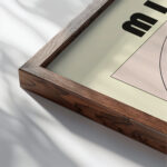 43 milk bauhaus 3x4 close up dark wood mockup