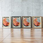 46 sausage bauhaus 3x4 framed posters mockup