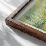 48 Psalm 31 24 close up dark wood mockup