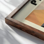 48 pie bauhaus 3x4 close up dark wood mockup