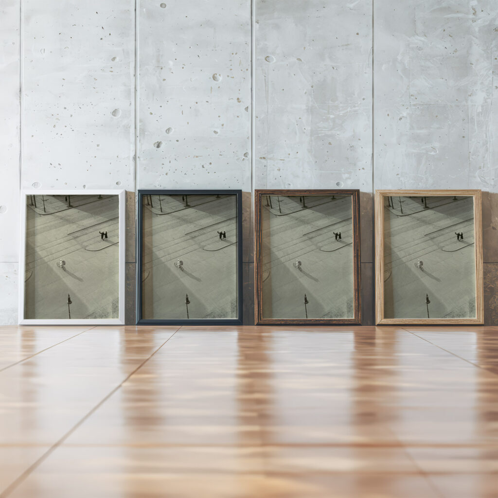 7 A.M. New Years Morning circa 1930 Laszlo Moholy Nagy framed posters mockup