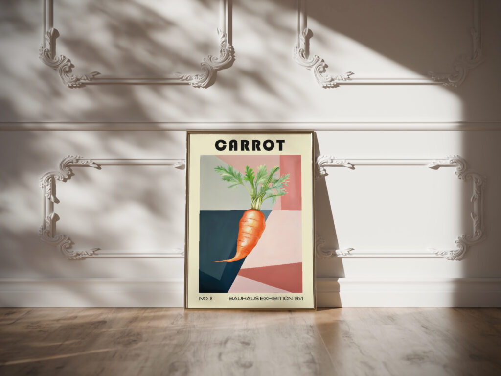 8 carrot bauhaus 3x4 video mockup