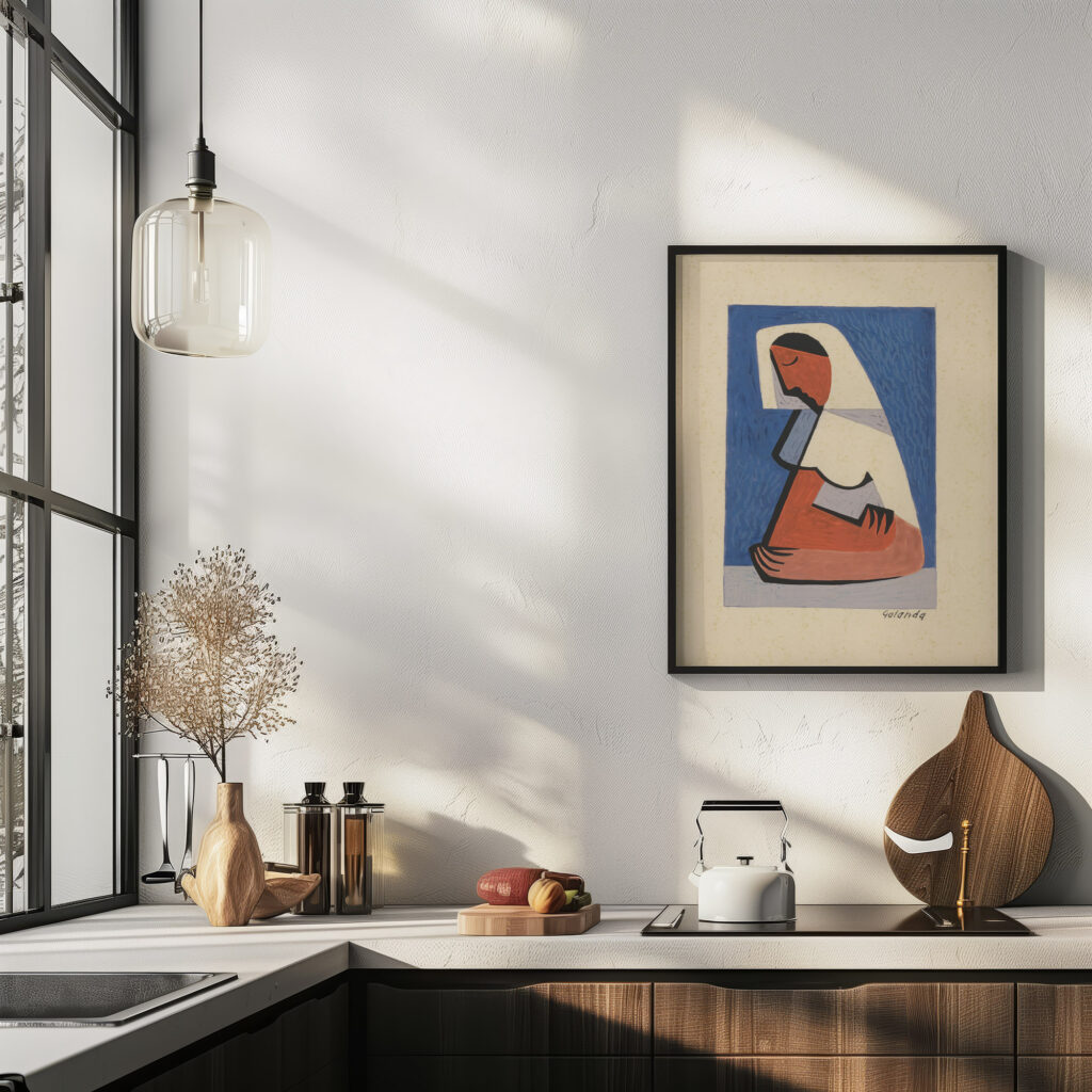 A Girl at a Table 1936 Mikulas Galanda 6 mockup