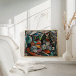 A Hillside Village circa 1914 Bror Julius Olsson Nordfeldt 4 mockup