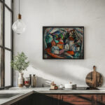 A Hillside Village circa 1914 Bror Julius Olsson Nordfeldt 6 mockup