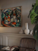 A Hillside Village circa 1914 Bror Julius Olsson Nordfeldt video mockup