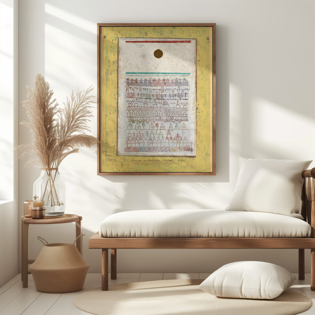 A Page from the Book of Towns 1928 Paul Klee 5 mockup