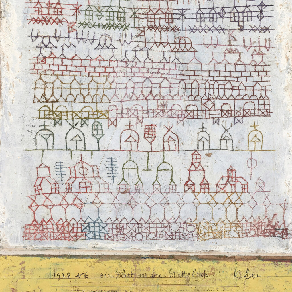 A Page from the Book of Towns 1928 Paul Klee 8 mockup