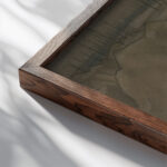 A Shell Crater 1918 Paul Nash close up dark wood mockup