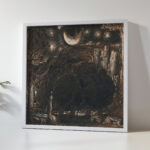 A Shepherd and his Flock under the Moon and Stars ca. 1827 Samuel Palmer 5 mockup