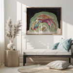 A Woman Carrying Two Children in a Basket with a Musician c. 1747 Giovanni Francesco Costa 5 mockup