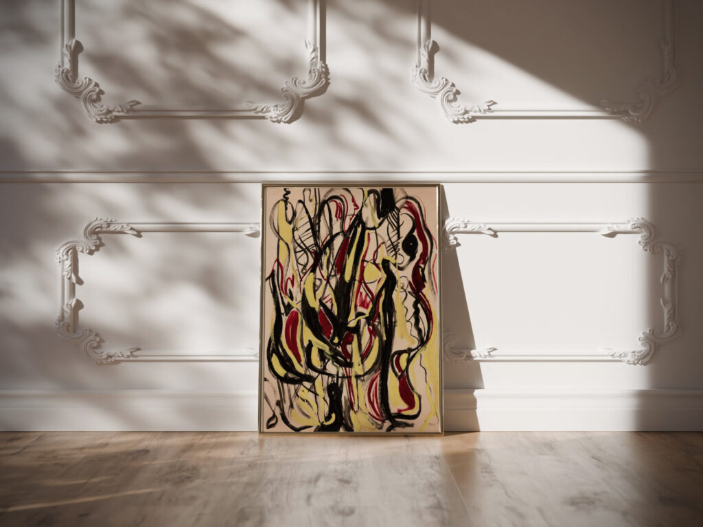 A la Kandinsky 1960 Lola Liivat video mockup