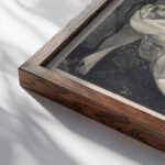 Aan de bron 1908 Adriaan vant Hoff close up dark wood mockup