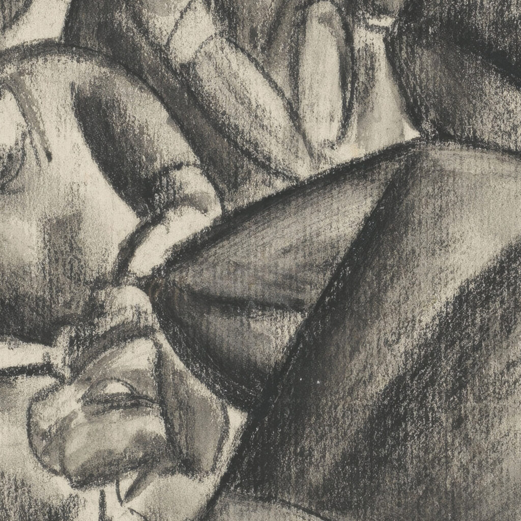 Aardappelrooiers aan het werk op het land 1927 Leo Gestel 8 mockup